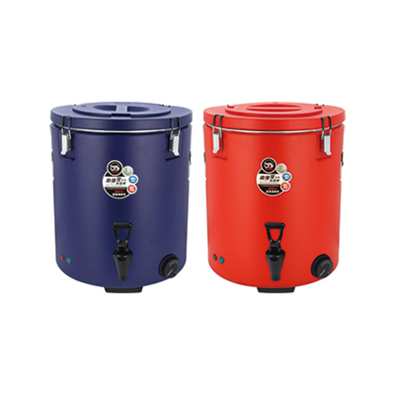 Electrically heated dazzling color cooking barrel